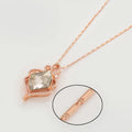 MALIN Collier Plaquée Or Rose 14K