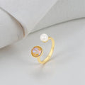 Bague MARJA Plaquée Or 14K - Bijou Femme | ES Jewelry