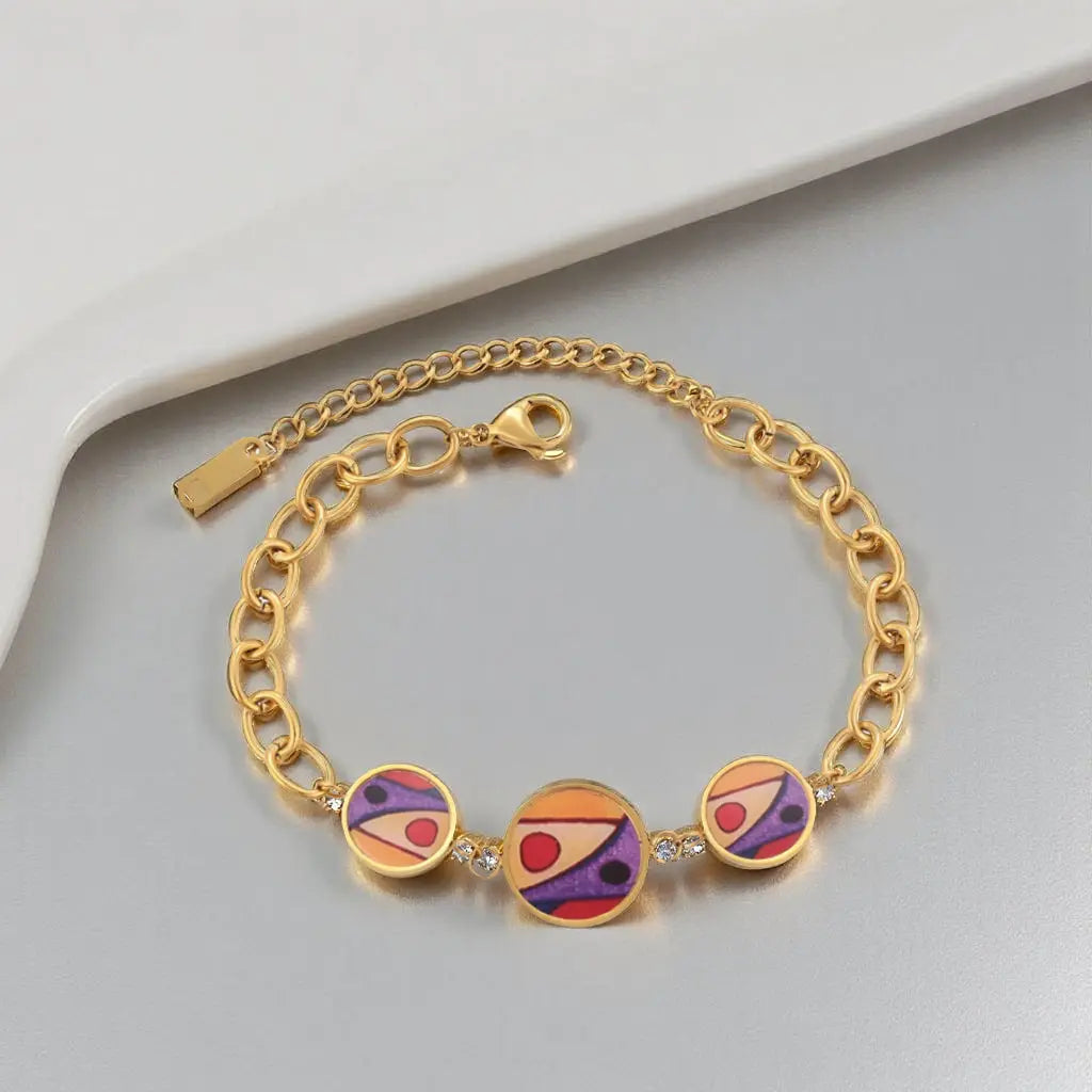 Brățară TUULI Placată cu Aur 14K