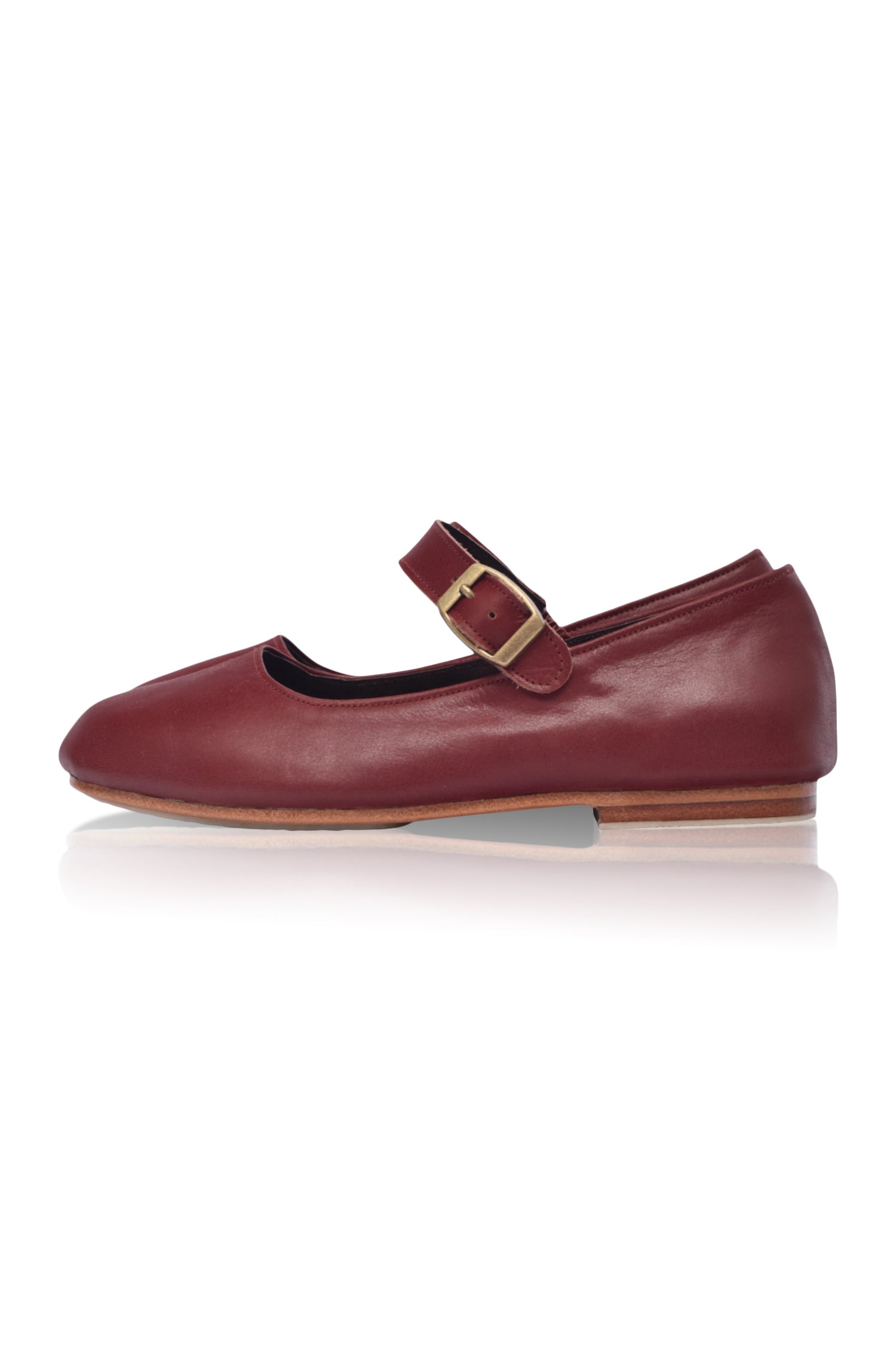 Pantofi tip balerini Belle Rose Mary Jane din piele