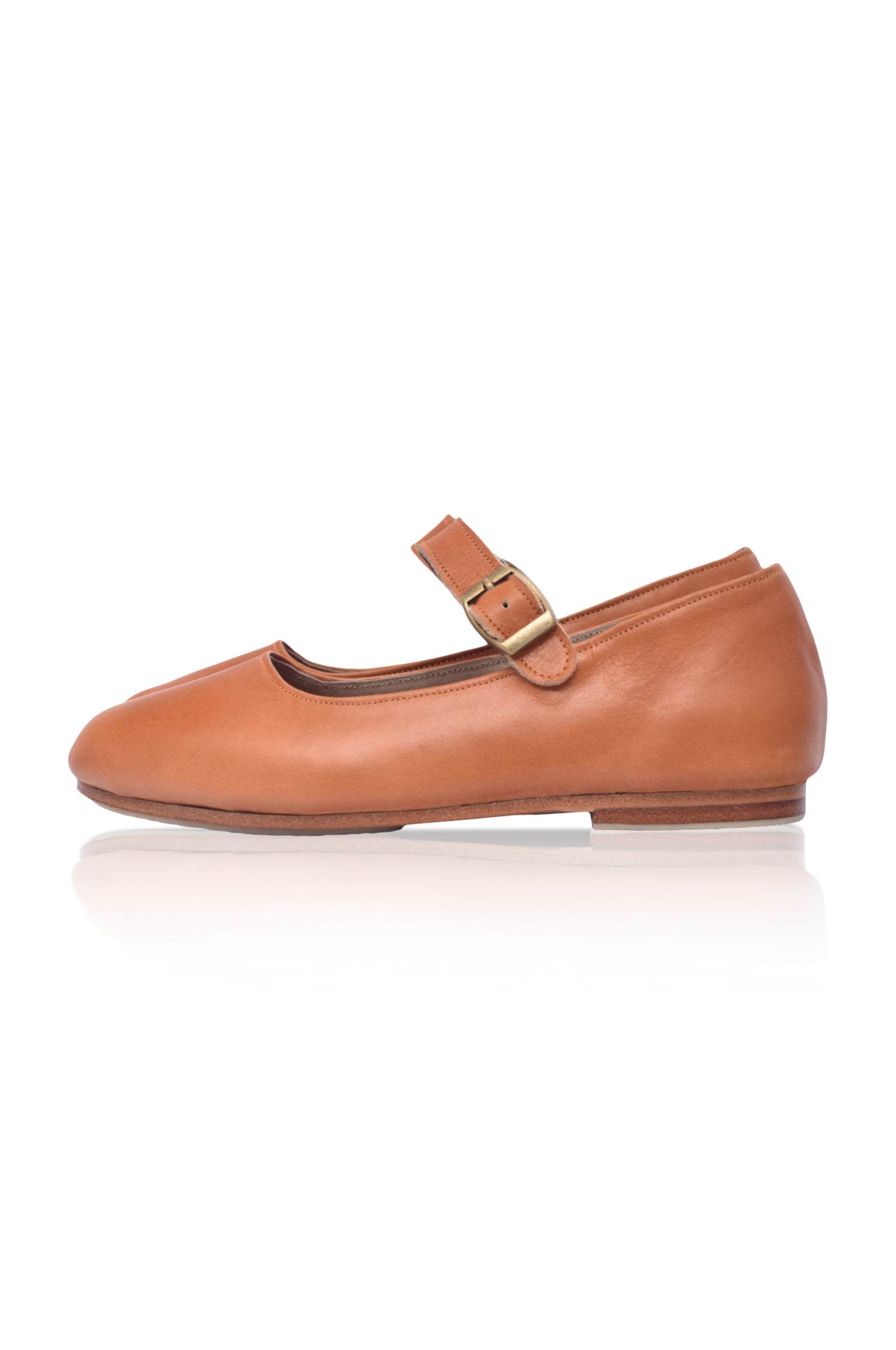 Pantofi tip balerini Belle Rose Mary Jane din piele