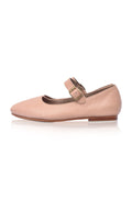 Pantofi tip balerini Belle Rose Mary Jane din piele