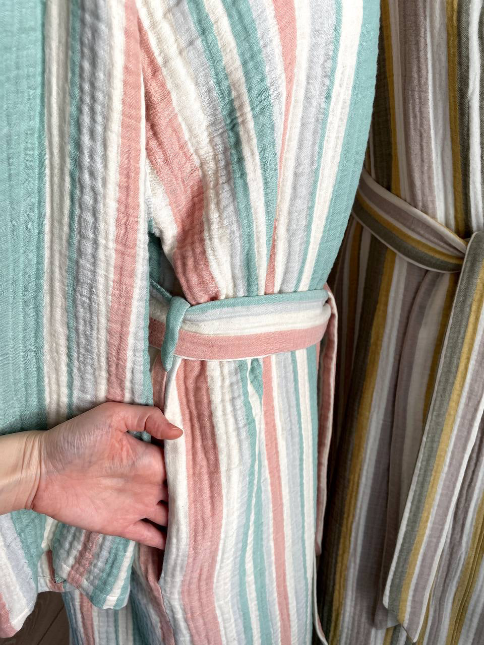 4-Layer Muslin Adult Bathrobe
