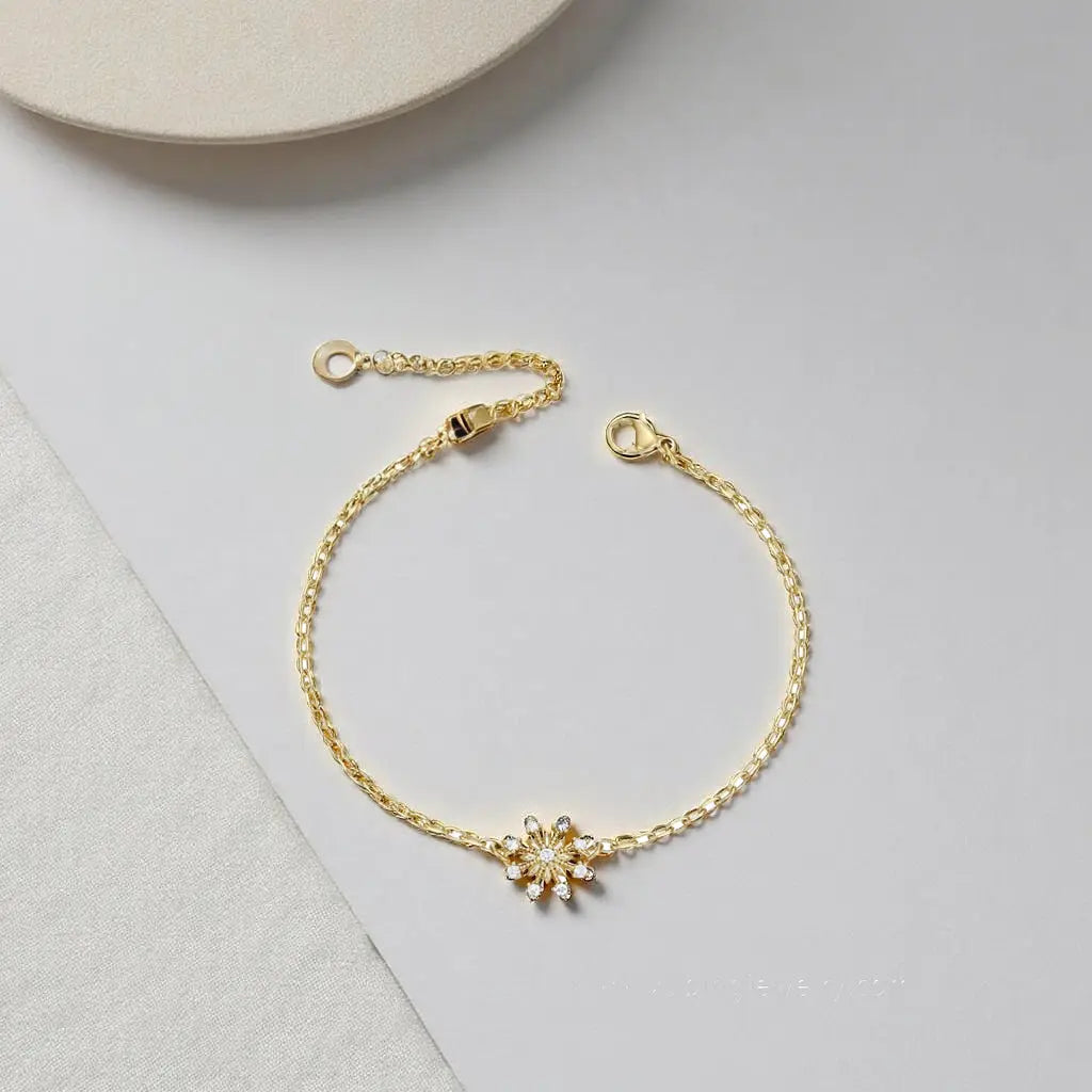 Brățară KATRI placată cu aur de 14K