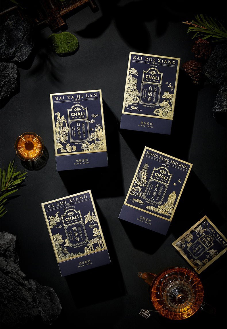 Seria de Ceai Oolong Black Label - Ya Shi Xiang 30g (12 Pliculețe de Ceai)