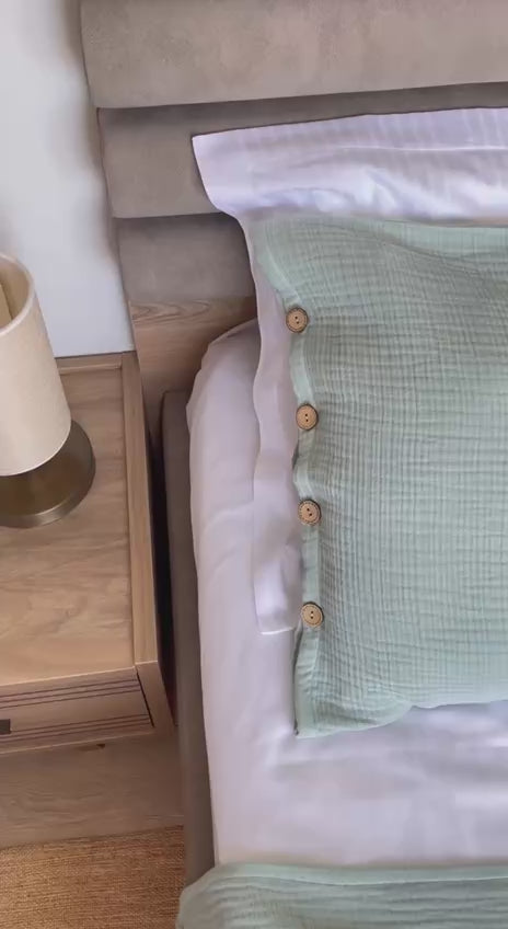 4-Layer Muslin Single Bedspread Set